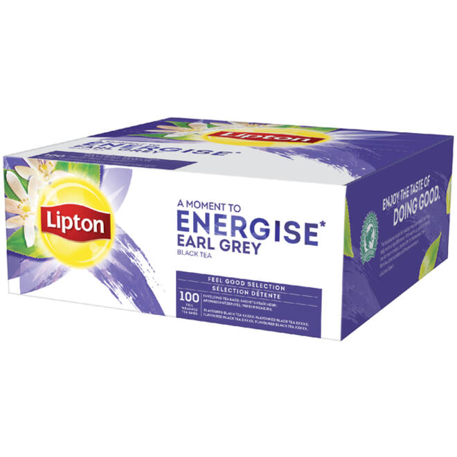 Thee Lipton Energise earl grey 100x1.5gr