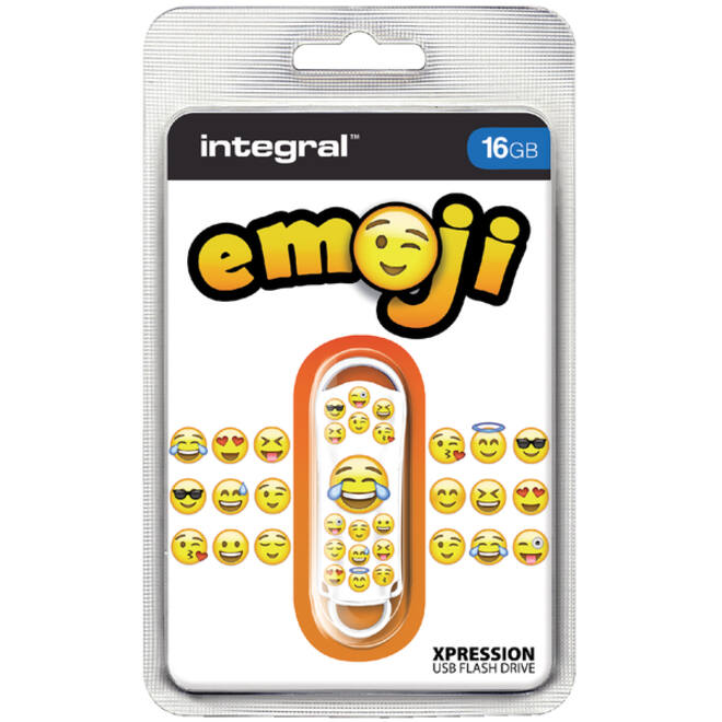 USB-Stick 2.0 Integral Xpression 16GB Emoji
