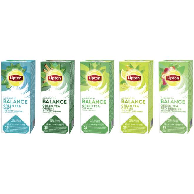 Thee Lipton Balance green tea orient 25x1.5gr
