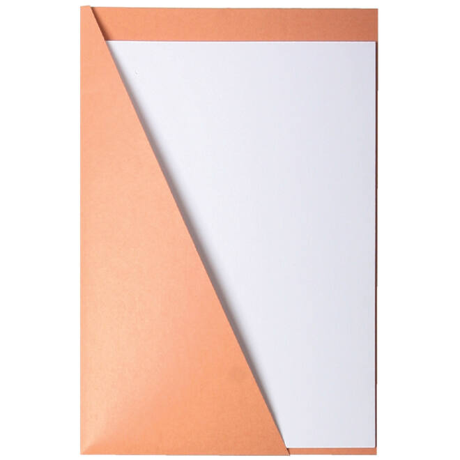 Insteekmap Quantore driehoek ICN1 219x330mm 225gr chamois