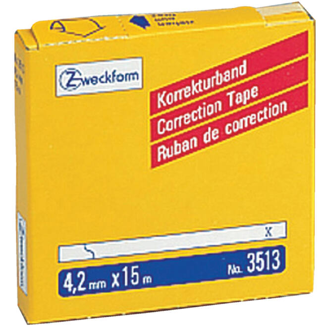 Correctietape Zweckform 3513 4.2mmx15m 1regel