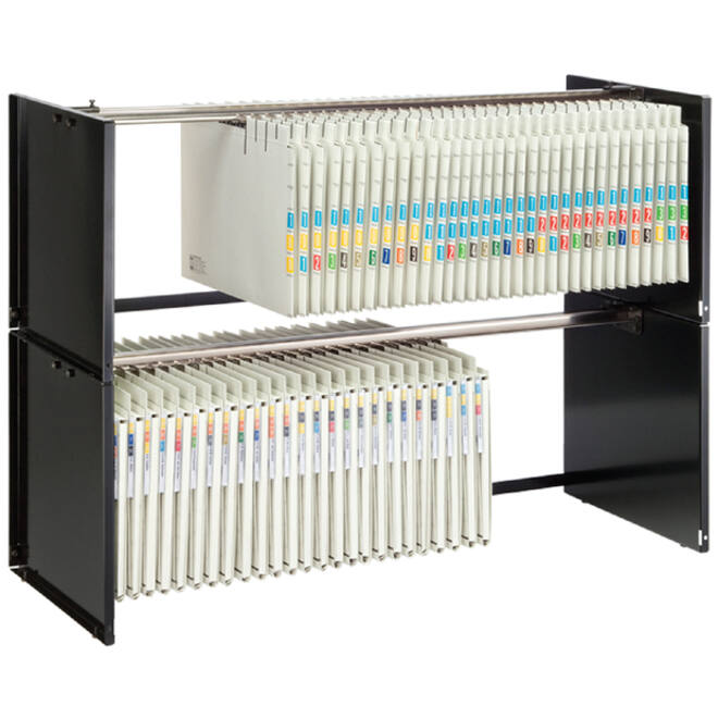 Archief-unit Jalema 1050mm tbv laterale hangmappen zwart
