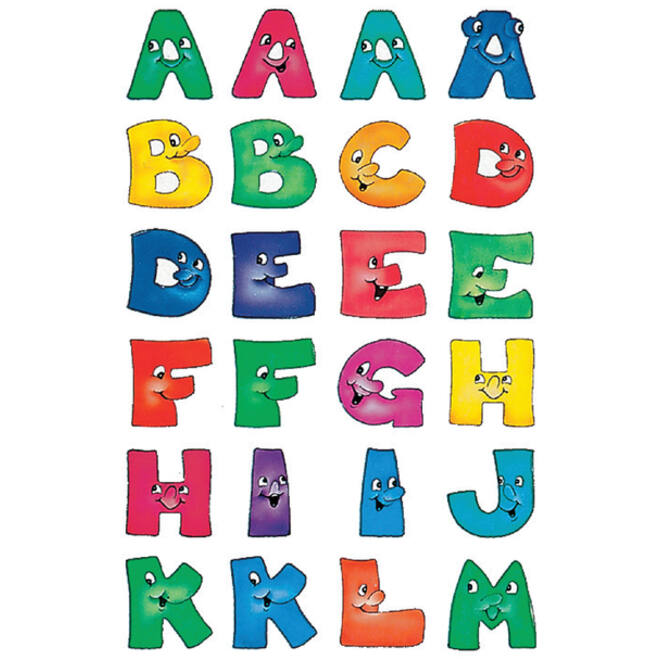 Etiket HERMA 4194 28mm letters a-z gezichten 48stuks