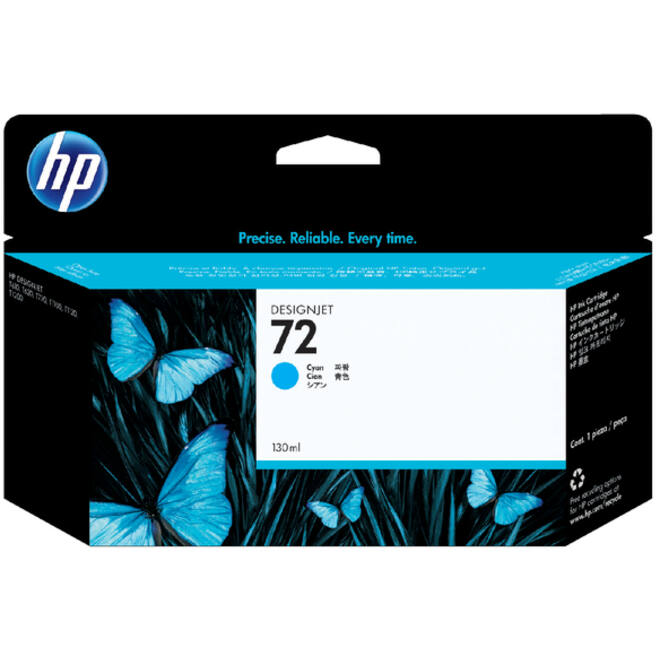Inktcartridge HP C9371A 72 blauw