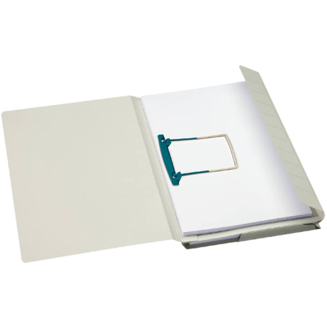 Combimap Secolor folio 1 klep recycled 250gr grijs