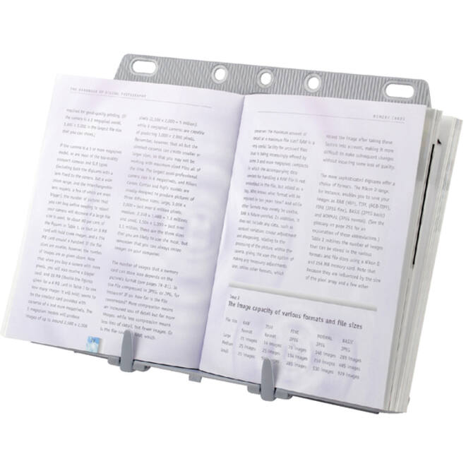 Documentenhouder Fellowes booklift zilvergrijs