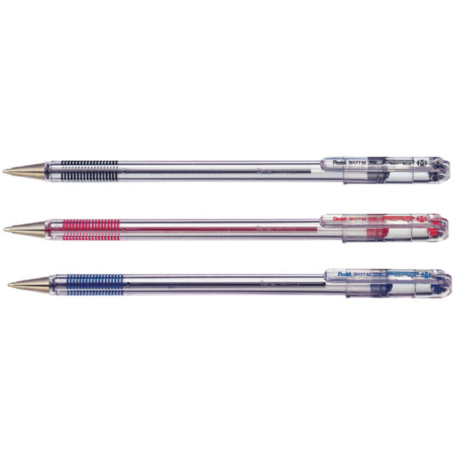 Balpen Pentel BK77 fijn zwart