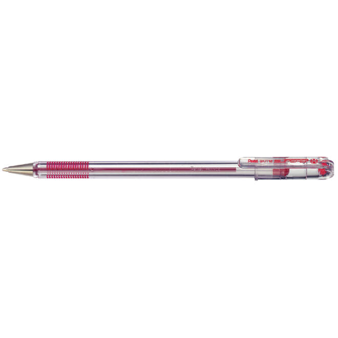 Balpen Pentel BK77 fijn rood