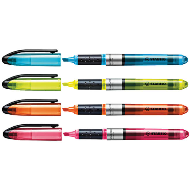 Markeerstift STABILO Navigator 545/24 geel