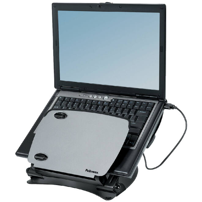 Laptopstandaard Professional series metaal+USB