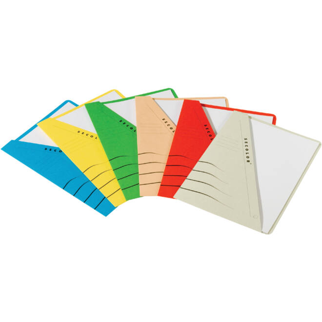 Insteekmap Djois Secolor A4 recycled 250gr rood