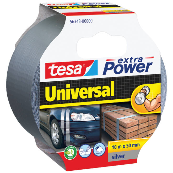 Duct tape tesa® extra Power Universal 10mx50mm grijs