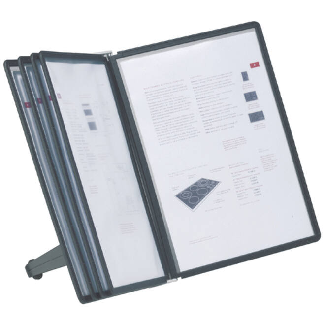 Bureaustandaard Durable 5540 Sherpa Soho met 5-tassen zwart