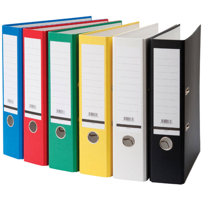 Ordner Qbasic A4 80mm karton rood