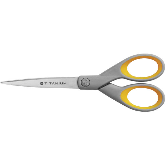 Kantoorschaar Westcott 180mm met softgrip titanium