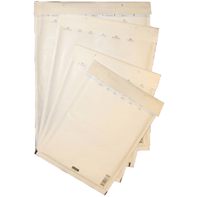 Envelop Quantore luchtkussen nr17 250x350mm wit 5stuks