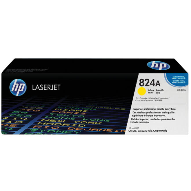 Tonercartridge HP CB382A 824A geel