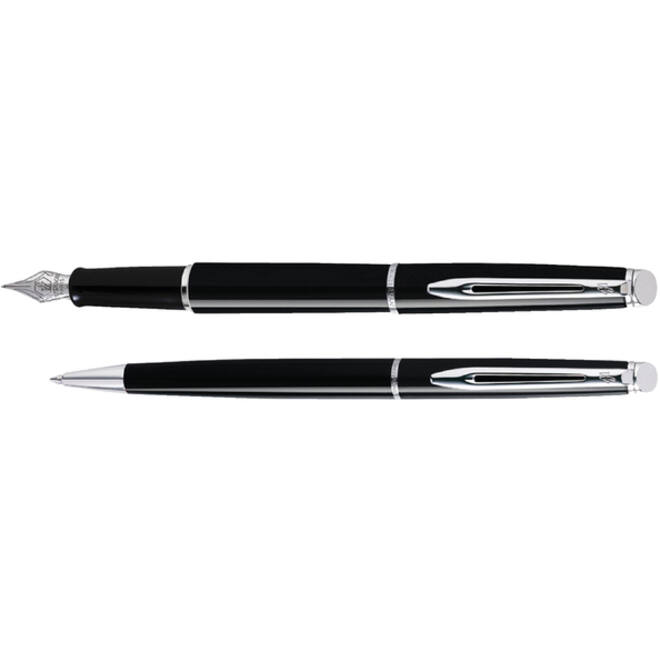 Balpen Waterman Hémisphère black lacquer CT medium