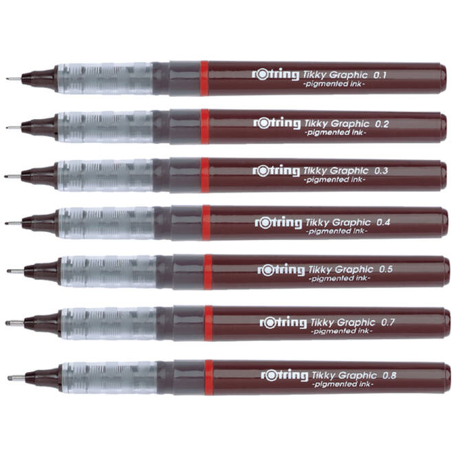 Fineliner rOtring Tikky Graphic 0.1mm