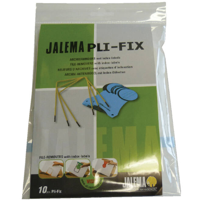 Archiefbinder JalemaClip Pli-fix geel