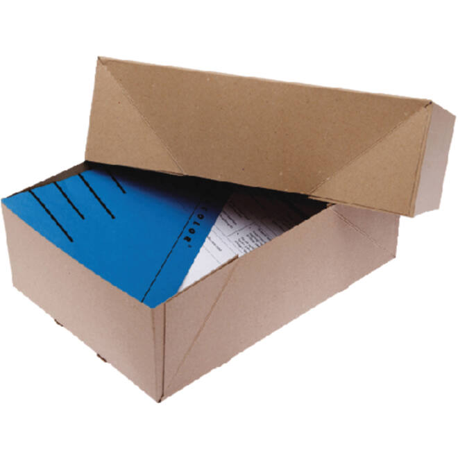 Paraatdoos CleverPack A4 307x220x108mm voor 1000 vel bruin pak à 10 stuks