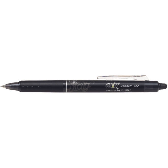 Rollerpen PILOT friXion clicker medium zwart