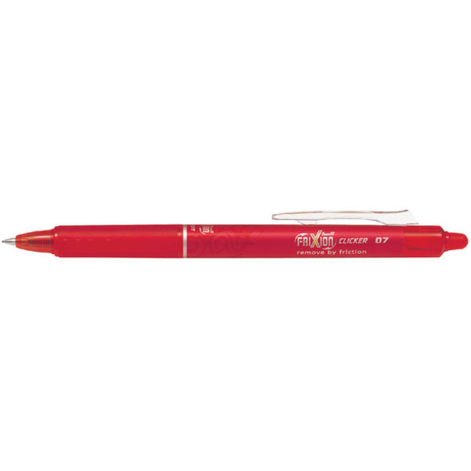 Rollerpen PILOT friXion clicker medium rood
