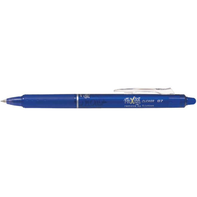 Rollerpen PILOT friXion clicker medium blauw