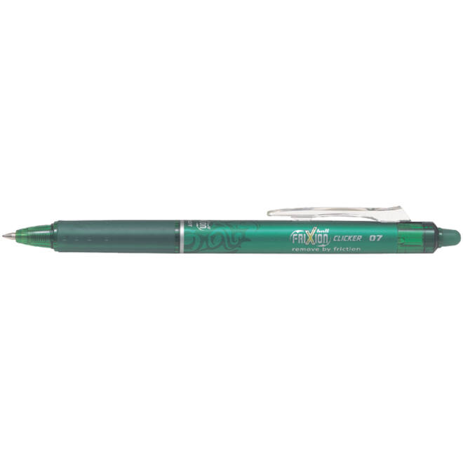 Rollerpen PILOT friXion clicker medium groen