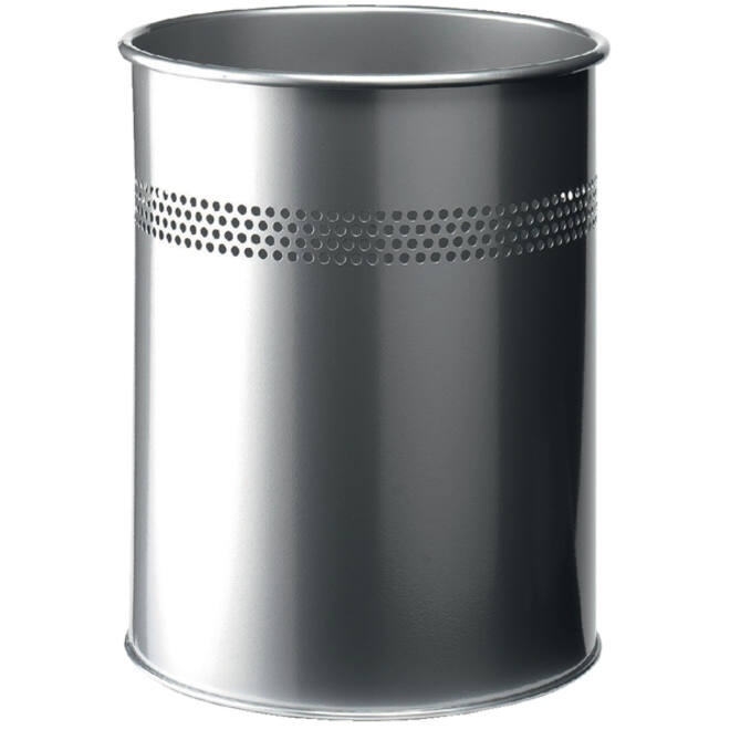Papierbak Durable 3300-23 15liter 30mm perforatie zilver
