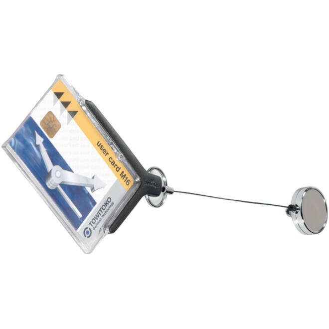 Veiligheidspashouder Durable 8307 met afrolmechanisme antr