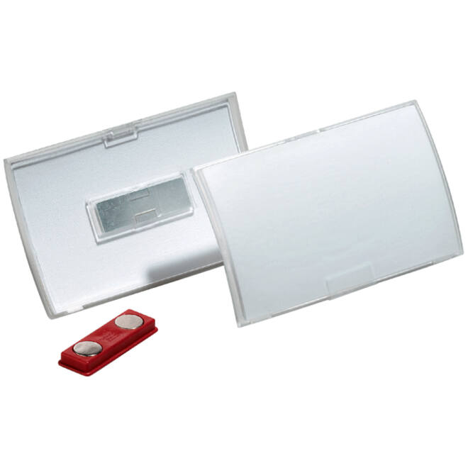 Badge Durable 8212 Click Fold met magneet 40x75mm