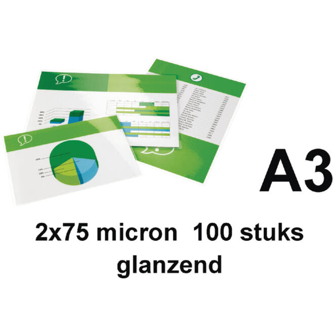 Lamineerhoes Quantore A3 2x75micron 100stuks