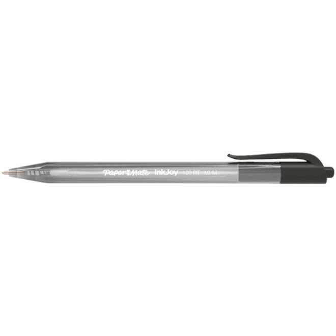Balpen Paper Mate Inkjoy 100RT medium zwart