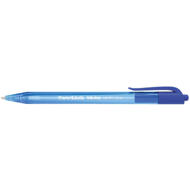 Balpen Paper Mate Inkjoy 100RT medium blauw