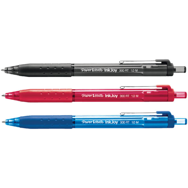 Balpen Paper Mate Inkjoy 300RT medium zwart