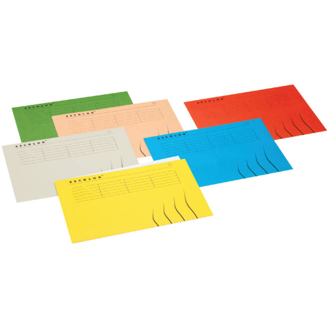 Vouwmap Secolor A4 gelijk 225gr chamois