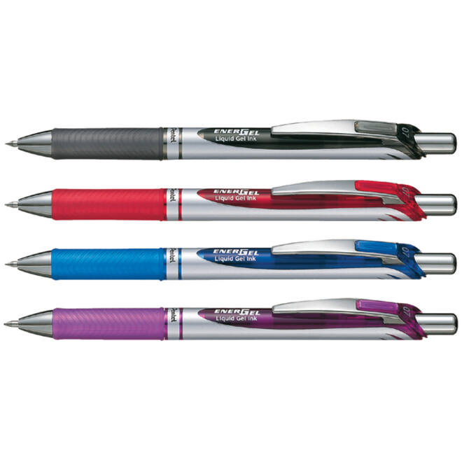 Gelschrijver Pentel BL77 Energel medium rood