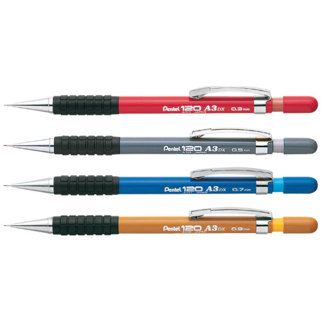 Vulpotlood Pentel A315 HB 0.5mm grijs