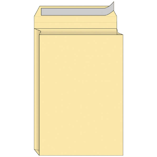 Envelop Quantore monsterzak 229x324x38mm zelfkl. creme 10 stuks