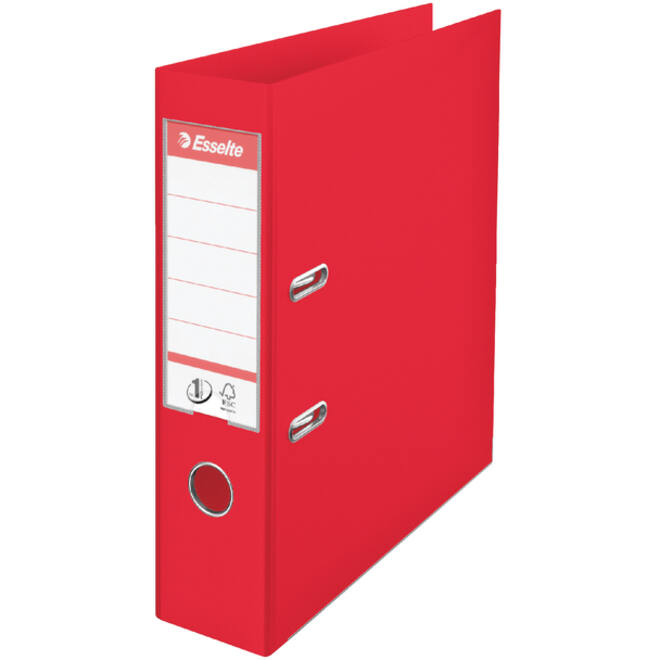 Ordner Esselte Vivida No.1 75mm PP A4 rood
