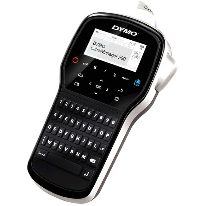 Labelprinter Dymo LabelManager 280 draagbaar qwerty 12mm zwart