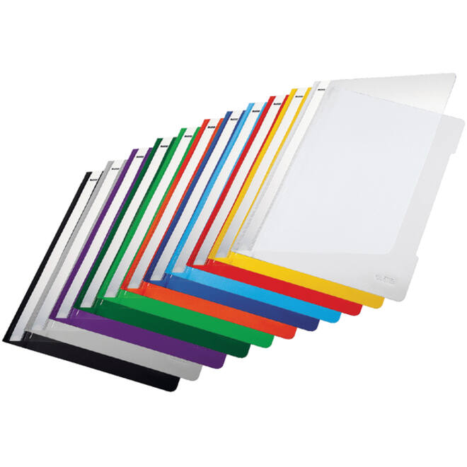 Snelhechter Leitz Standaard A4 gerecycled PP blauw