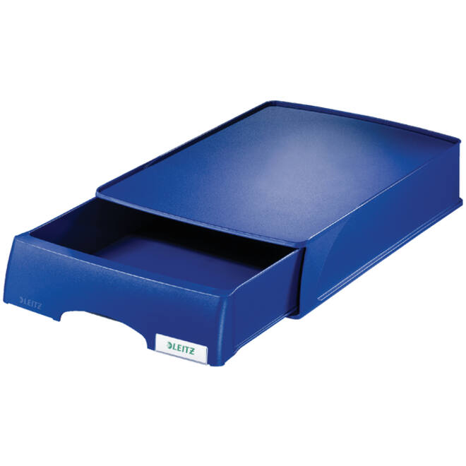 Brievenbak Leitz Plus met lade A4 maxi blauw