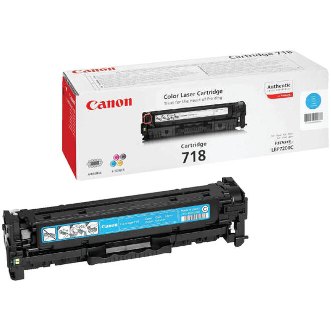 Tonercartridge Canon 718 blauw