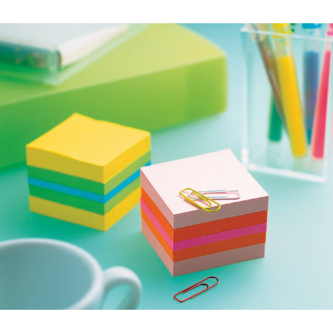 Memoblok Post-it 2051 51x51mm kubus lemon