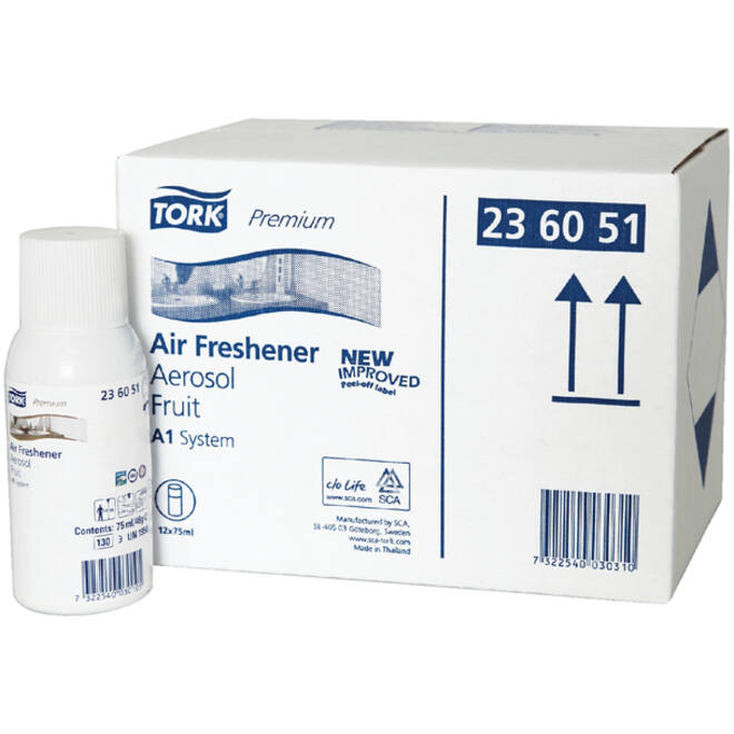 Luchtverfrisser Tork A1 spray met tropische fruitgeur 75ml 236051