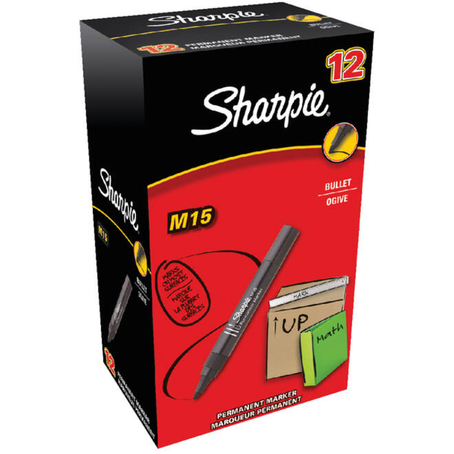 Viltstift Sharpie rond M15 1.8mm zwart