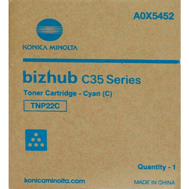Tonercartridge Minolta Bizhub C35 blauw