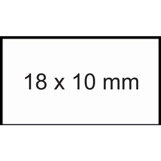 Prijsetiket 11x18mm Sato PB1 afneembaar wit